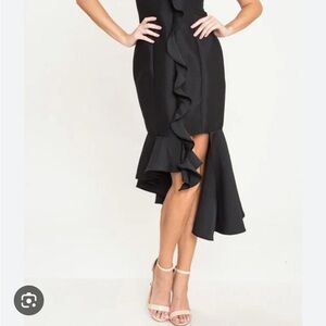Keepsake elegant Black Ruffle dress